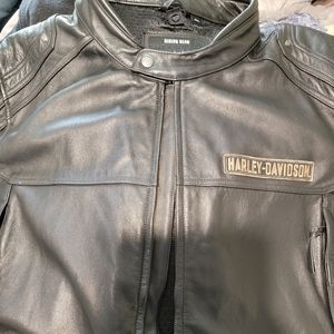 Leather Harley davidson jacket